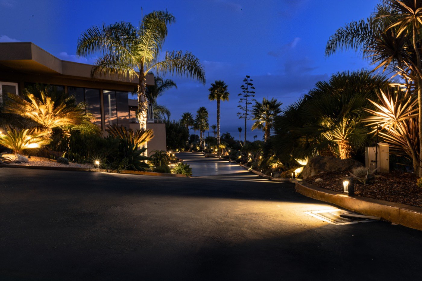 Landscape architecture twilight