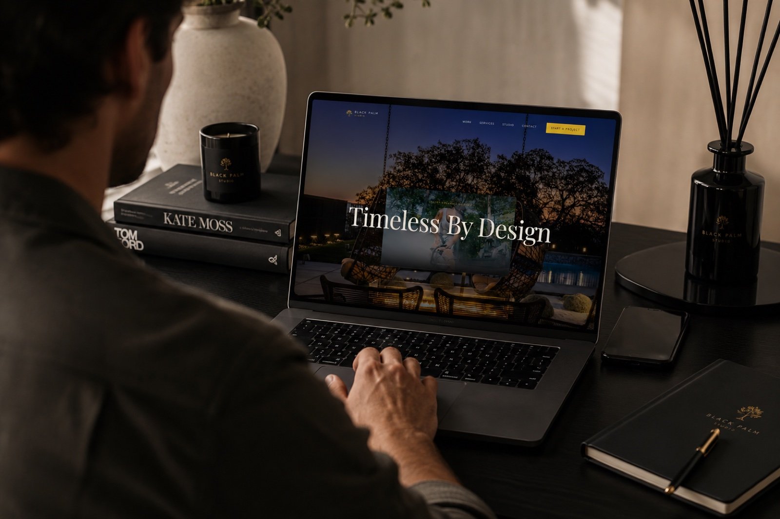 Web design bringing the brand together into a digital presence